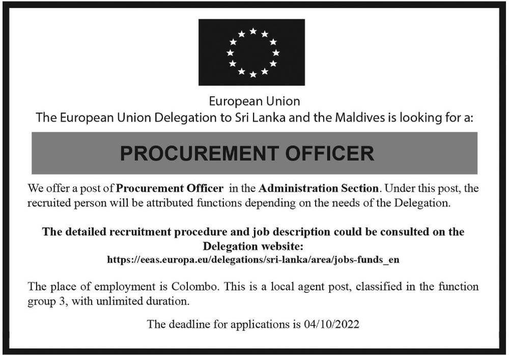 Procurement Officer - European  Union